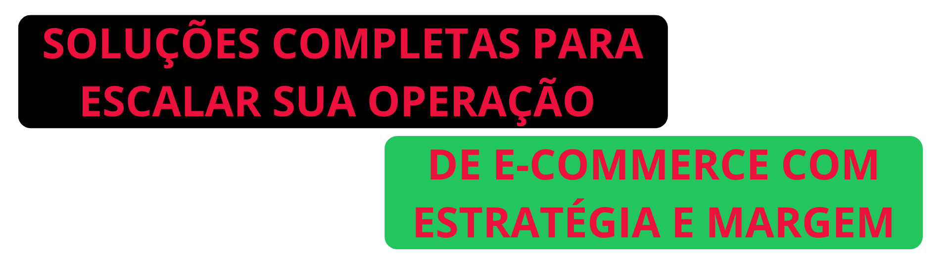 Soluções completas para e-commerce